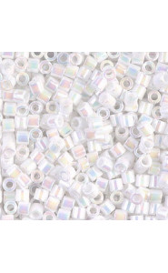 Miyuki delica beads 8/0 - White pearl ab DBL-202